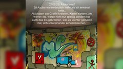 Bunte Graffiti-Kunst zeigt eine Schnecke und fröhliche Elemente, die eine kreative Atmosphäre beim Azubicamp schaffen.